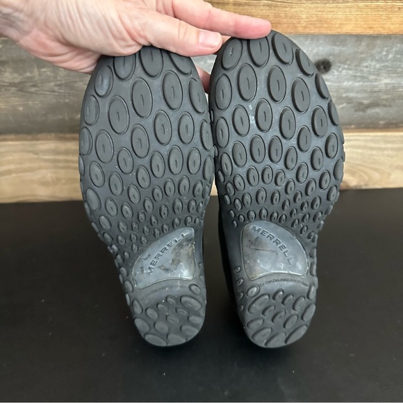 Merrell Womens Size 9.5 US Mary Jane Plaza Bandeau Black  Leather Comfort Shoes - Picture 9 of 10